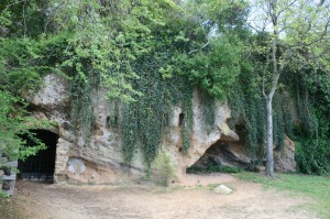 Caves under the bluff